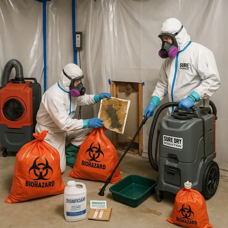 Contaminated Water Handling Protocols process in Mayer, AZ