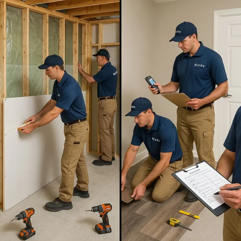 Repairs and Reconstruction process in Mayer, AZ